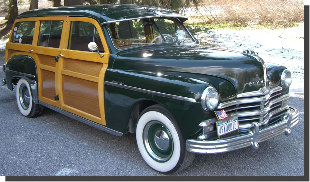 The 1949 Plymouth Woody was the first all steel station wagon