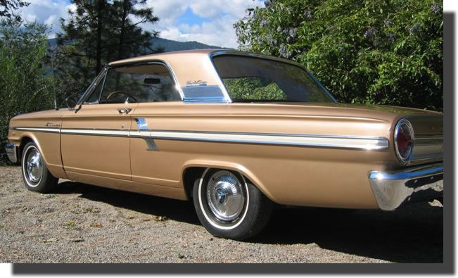 They were very pleased with the hub caps we sent them for their 1964 Ford 