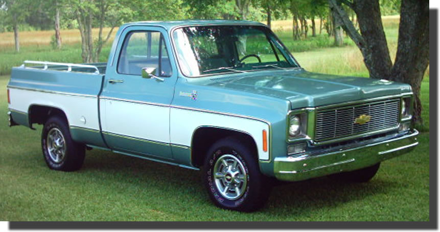  LA sent us a very nice email regarding his 1978 Chevy Truck 