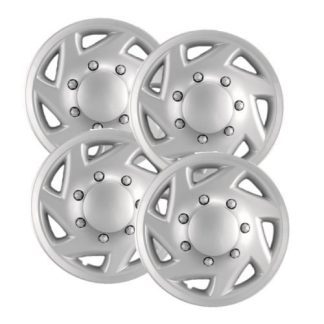 16 inch Painted Silver REPLICA hubcaps, No logo, #7030AMS-4, B06XS4WDNM