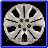 2012-2016 Chevy Cruze hubcap, 16 inch, Painted Silver, #3294