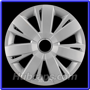 16 inch Painted Silver REPLICA hubcap, No logo, #61563AMS