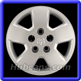 2007-2009 Dodge Caliber hubcap, 15 inch, Painted Silver, #8026