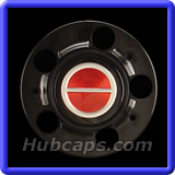 FRDC48D-AM - REPLICA Center Cap, Black with Red Logo