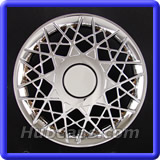 16 inch Chrome REPLICA hubcap, No logo, #7007AMC