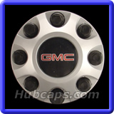 GMC112-SHORT - GMC Center Cap, Painted Silver, 1 3/4″ Lugs