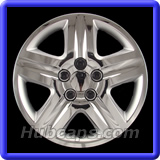 16 inch Chrome REPLICA hubcap, No logo, #3021AMC