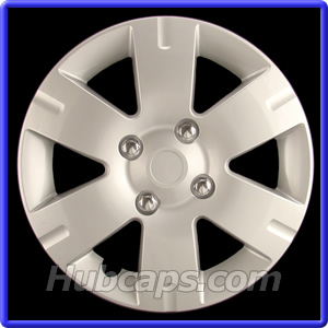15 inch Painted Silver REPLICA hubcap, No logo, #53073AMS