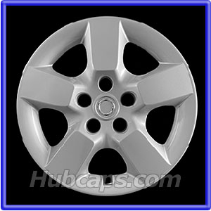 16 inch Painted Silver REPLICA hubcap, No logo, #53077AMS