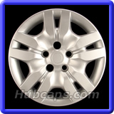 16 inch Painted Silver REPLICA hubcap, No logo, #53078AMS
