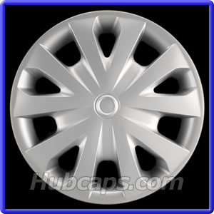 16 inch Painted Silver REPLICA hubcap Bolt on 4 lug No logo