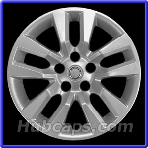 16 inch Painted Silver REPLICA hubcap, No logo, #53088AMS