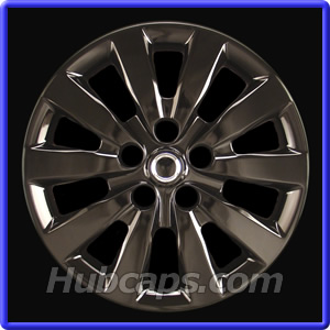 16 inch Black REPLICA hubcap, No logo, #53089AMB