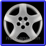 16 inch Painted Silver REPLICA hubcap, No logo, #61119AMS