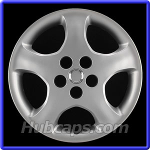 15 inch Painted Silver REPLICA hubcap, No logo, #61134ams