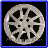 16 inch Painted Silver REPLICA hubcap, No logo, #61165AMS