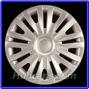 15 inch Painted Silver REPLICA hubcap, No logo, #61560AMS