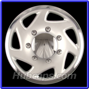 16 inch Painted Silver with Chrome REPLICA hubcap, No logo, #923AMS