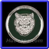 JAGC1B - Jaguar Center Cap, Green with Chrome Edge