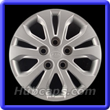 2010-2013 Kia Forte hubcap, 15 inch, Painted Silver, #66021