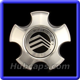 MERC56 - Mercury Center Cap, Brushed Aluminum