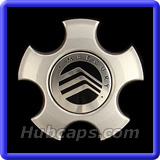 MERC57 - Mercury Center Cap, Painted Silver