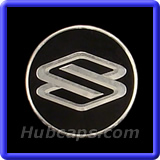 SUZC9 - Suzuki Center Cap, Black with Chrome Logo