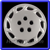14 inch Painted Silver REPLICA hubcap, No logo, #61088AMS