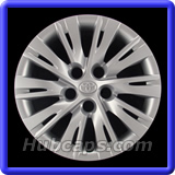 2012-2014 Toyota Camry hubcap, 16 inch, Painted Silver, #61163