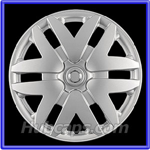 16 inch Painted Silver REPLICA hubcap, No logo, #61124AMS