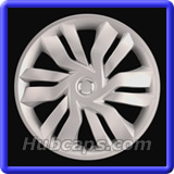 15 inch Painted Silver REPLICA hubcap, No logo, #55098AMS