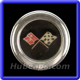 CHVC58C - Chevrolet Center Cap, Chrome w/ black