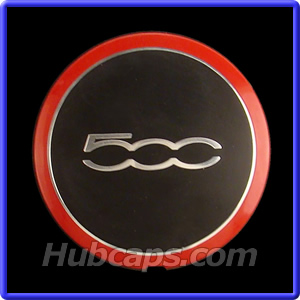FIAC3 - Fiat Center Cap, Red w/ black
