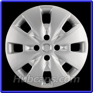 15 inch Painted Silver REPLICA hubcap, No logo, #61154ams