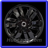 15 inch Black REPLICA hubcap, No logo, #55098AMB