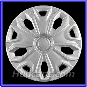 16 inch Painted Silver REPLICA hubcap, No logo, #7068AMS