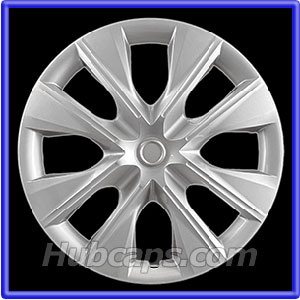 15 inch Painted Silver REPLICA hubcap, No logo, #61171AMS
