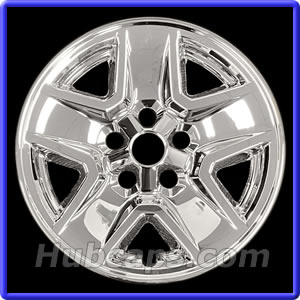 Jeep Gladiator Wheel Skin, 17 inch, Chrome, #9235WS