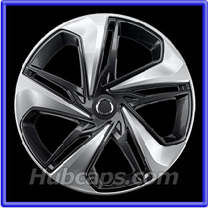 16 inch Two-Tone REPLICA hubcap, No logo, #55103AMS