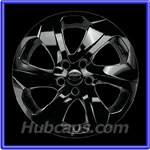2019-2025 Toyota Rav4 hubcap, 17 inch, Gloss Black, #61186-BLK