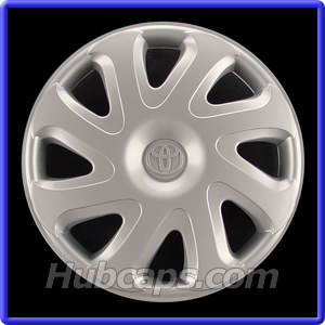 2000-2002 Toyota Corolla hubcap, 14 inch, Painted Silver, #61111
